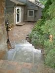 stone walkway after